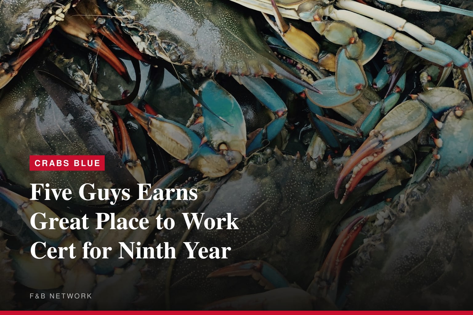 Five Guys Earns Great Place To Work Certification™