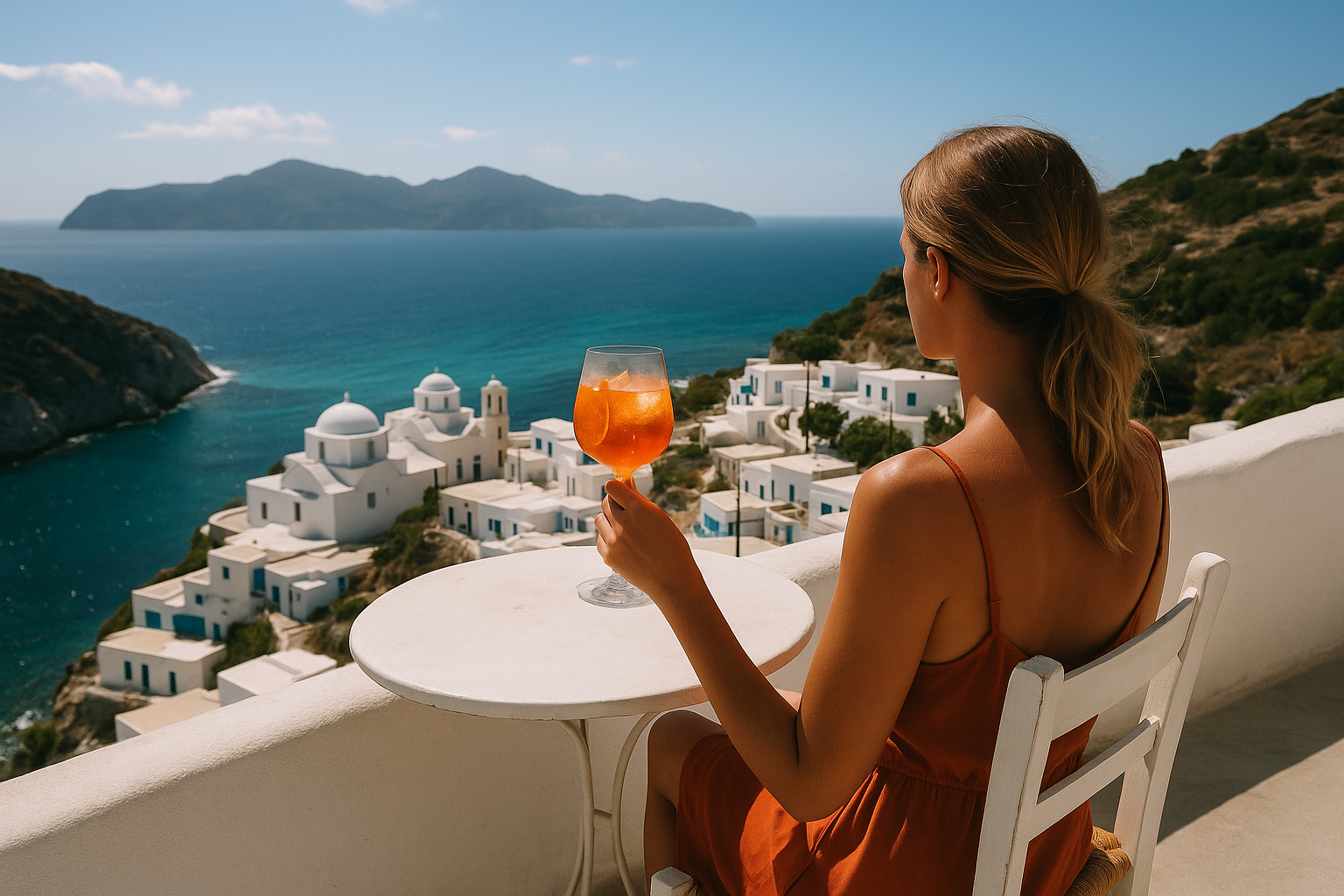 FW: Follow Up: Meet Me at Milos - Escape to Greece with Just a Spritz in Hand